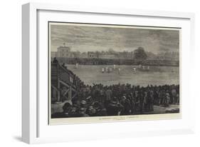 The Cricket-Match, Australia Vs England, at Kennington Oval-null-Framed Giclee Print