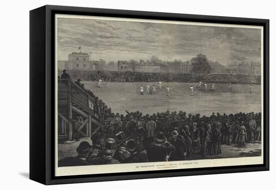 The Cricket-Match, Australia Vs England, at Kennington Oval-null-Framed Stretched Canvas