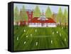 The Cricket Match-Mark Baring-Framed Stretched Canvas