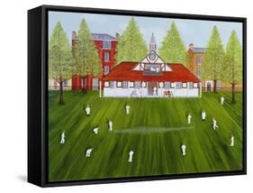 The Cricket Match-Mark Baring-Framed Stretched Canvas