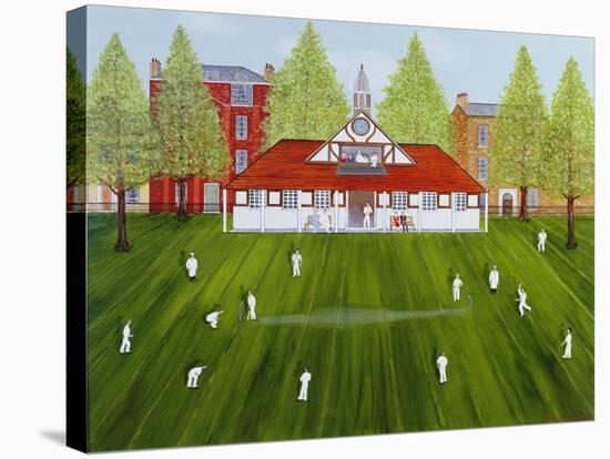 The Cricket Match-Mark Baring-Stretched Canvas