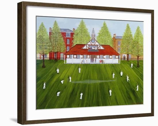 The Cricket Match-Mark Baring-Framed Giclee Print