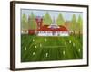 The Cricket Match-Mark Baring-Framed Giclee Print