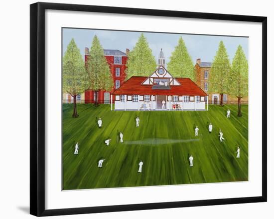 The Cricket Match-Mark Baring-Framed Giclee Print