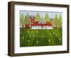 The Cricket Match-Mark Baring-Framed Giclee Print