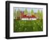 The Cricket Match-Mark Baring-Framed Giclee Print