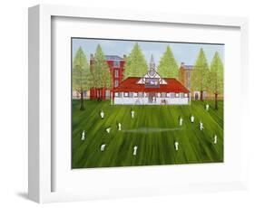 The Cricket Match-Mark Baring-Framed Giclee Print