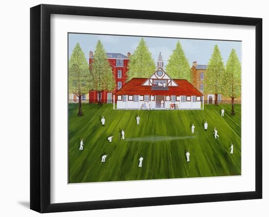 The Cricket Match-Mark Baring-Framed Giclee Print