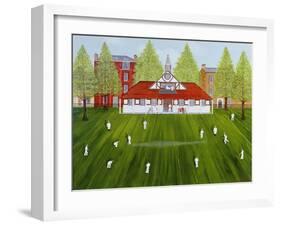 The Cricket Match-Mark Baring-Framed Giclee Print