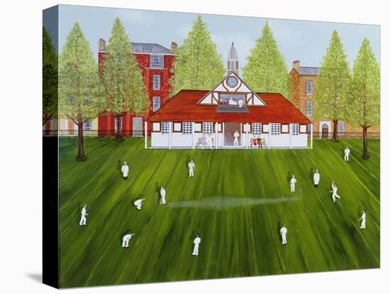 The Cricket Match-Mark Baring-Stretched Canvas