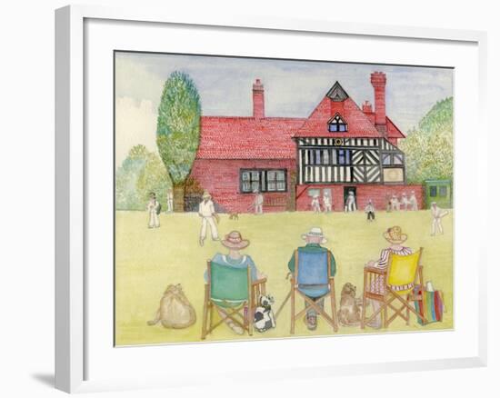 The Cricket Match-Gillian Lawson-Framed Giclee Print