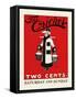 The Cricket, Two Cents-Dirks, Rudolph-Framed Stretched Canvas