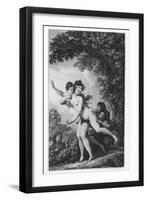 The Cries Proceeded from Two Young Women Who Were Tripping Disrobed Among the Mead-Charles Monnet-Framed Giclee Print