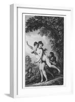 The Cries Proceeded from Two Young Women Who Were Tripping Disrobed Among the Mead-Charles Monnet-Framed Giclee Print