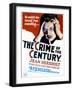 The Crime of the Century - Movie Poster Reproduction-null-Framed Photo