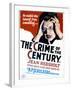 The Crime of the Century - Movie Poster Reproduction-null-Framed Photo