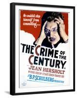 The Crime of the Century - Movie Poster Reproduction-null-Framed Photo