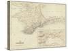 The Crimea; Map of the Black Sea-null-Stretched Canvas