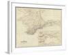 The Crimea; Map of the Black Sea-null-Framed Giclee Print