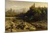 The Crimea, Mountain Landscape with River, 1868-null-Mounted Giclee Print