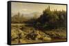 The Crimea, Mountain Landscape with River, 1868-null-Framed Stretched Canvas