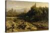 The Crimea, Mountain Landscape with River, 1868-null-Stretched Canvas