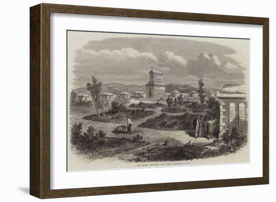 The Crimea Revisited, the French Cemetery-null-Framed Giclee Print