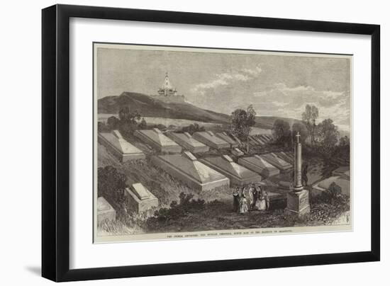 The Crimea Revisited, the Russian Cemetery, North Side of the Harbour of Sebastopol-null-Framed Giclee Print
