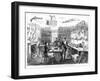 The Criminal Museum at the Convict Office, Metropolitan Police Department, London, 1883-Swain-Framed Giclee Print