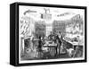 The Criminal Museum at the Convict Office, Metropolitan Police Department, London, 1883-Swain-Framed Stretched Canvas