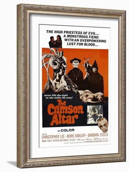 The Crimson Cult, (U.S Title: aka Crimson Altar, British Title: Curse of the Crimson Altar), 1968-null-Framed Art Print