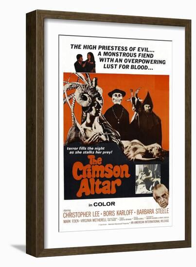 The Crimson Cult, (U.S Title: aka Crimson Altar, British Title: Curse of the Crimson Altar), 1968-null-Framed Art Print