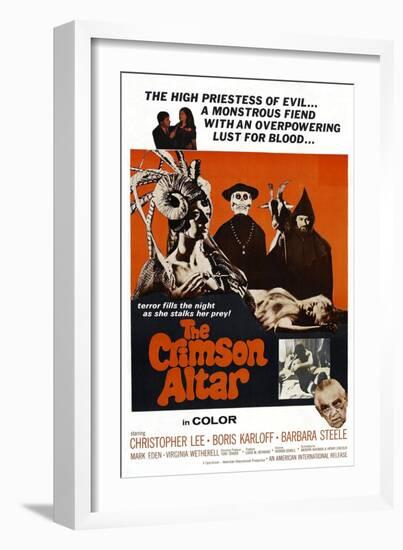 The Crimson Cult, (U.S Title: aka Crimson Altar, British Title: Curse of the Crimson Altar), 1968-null-Framed Art Print