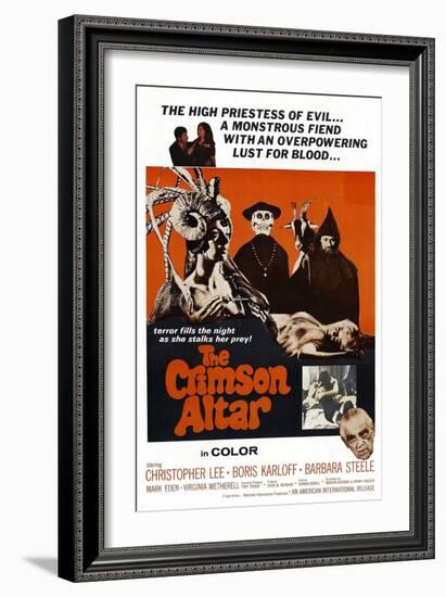 The Crimson Cult, (U.S Title: aka Crimson Altar, British Title: Curse of the Crimson Altar), 1968-null-Framed Art Print