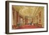 The Crimson Drawing Room, Windsor Castle, 1838-James Baker Pyne-Framed Giclee Print