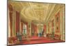 The Crimson Drawing Room, Windsor Castle, 1838-James Baker Pyne-Mounted Giclee Print