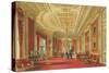 The Crimson Drawing Room, Windsor Castle, 1838-James Baker Pyne-Stretched Canvas