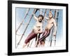 The Crimson Pirate, Nick Cravat, Burt Lancaster, 1952-null-Framed Photo