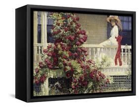 The Crimson Rambler-Philip Leslie Hale-Framed Stretched Canvas