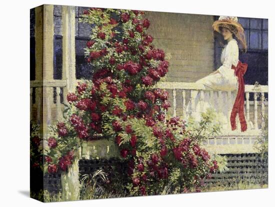 The Crimson Rambler-Philip Leslie Hale-Stretched Canvas