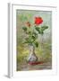 The Crimson Rose, a Messenger of Love-Albert Williams-Framed Giclee Print