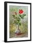 The Crimson Rose, a Messenger of Love-Albert Williams-Framed Giclee Print