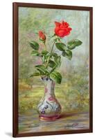 The Crimson Rose, a Messenger of Love-Albert Williams-Framed Giclee Print