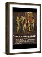 The Crimson Skull-null-Framed Art Print