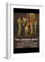 The Crimson Skull-null-Framed Art Print