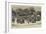 The Crisis in Burmah, Mounted Battery at the British Frontier Station, Tounghoo-null-Framed Giclee Print