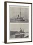 The Crisis in China, German War-Ships on Eastern Service-null-Framed Giclee Print