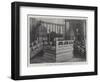 The Crisis in China, the Throne Room, Peking-null-Framed Giclee Print