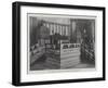 The Crisis in China, the Throne Room, Peking-null-Framed Giclee Print