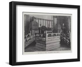 The Crisis in China, the Throne Room, Peking-null-Framed Premium Giclee Print